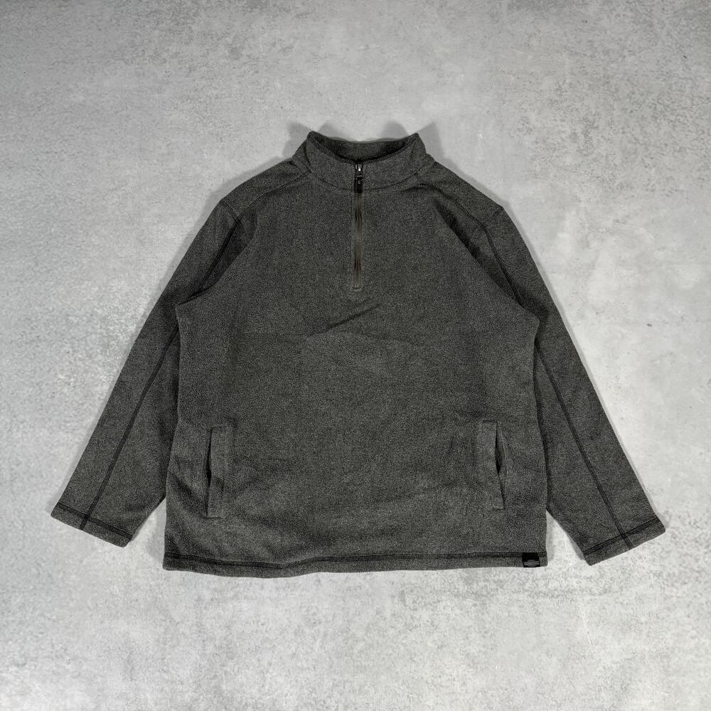 Harley-Davidson Quarter Zip Fleece Pullover Gray - Size: M